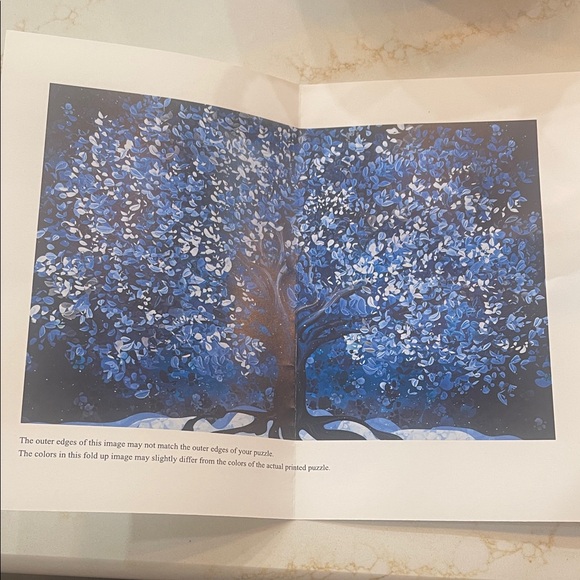 Mosaic puzzles Blue and White Tree Art Print
Box opened but not used - Picture 3 of 8